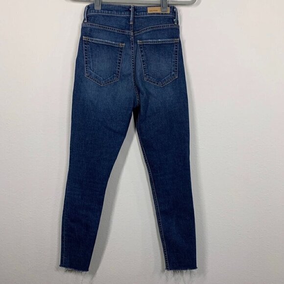 GRLFRND Kendall Distressed Raw Hem Jeans - Size 26 - Picture 7 of 10